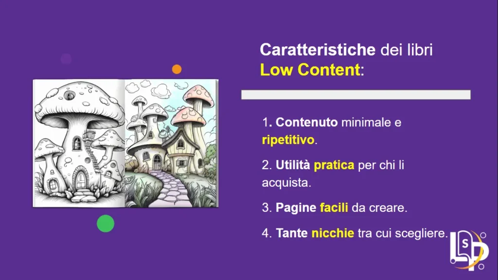 Caratteristiche dei Libri Low Content