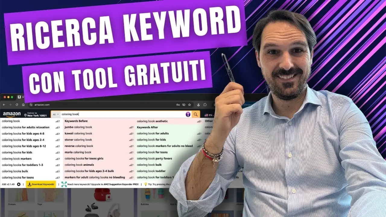 Thumbnail - Ricerca keyword per Amazon KDP