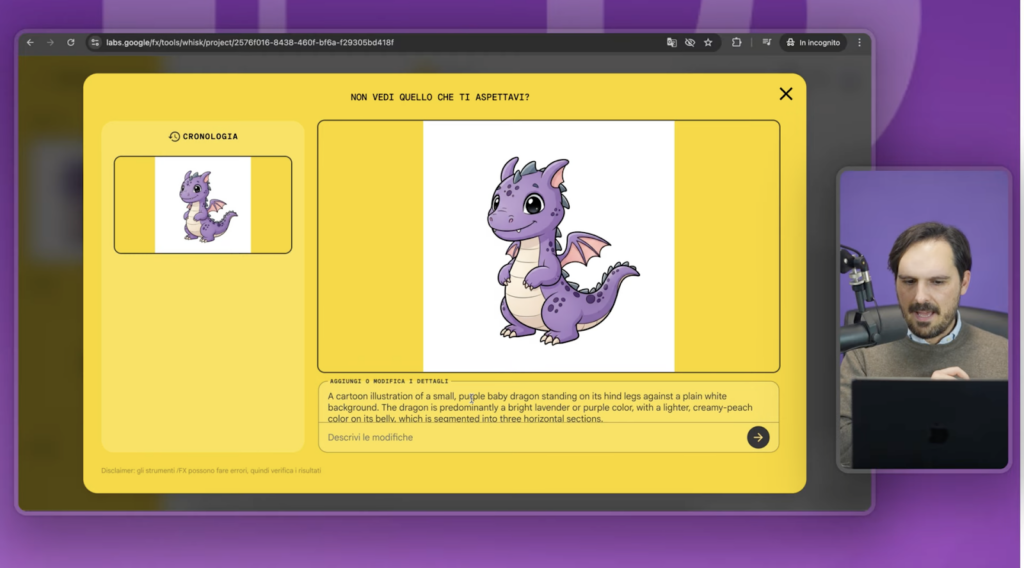 Come usare Whisk di Google Labs