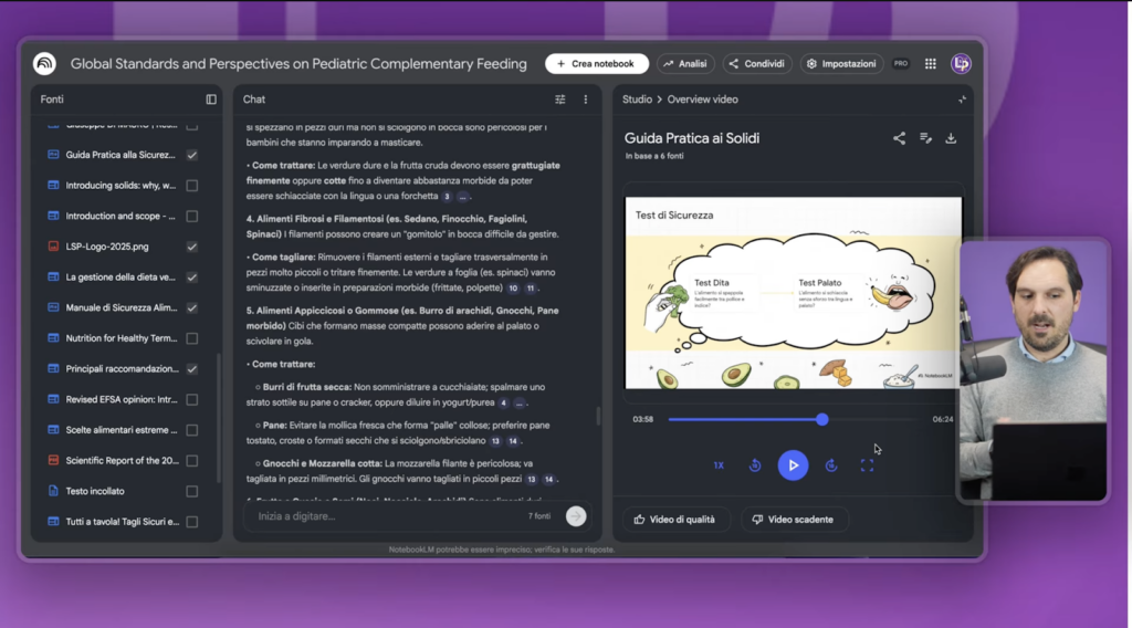 Realizza video promozionali con NotebookLM