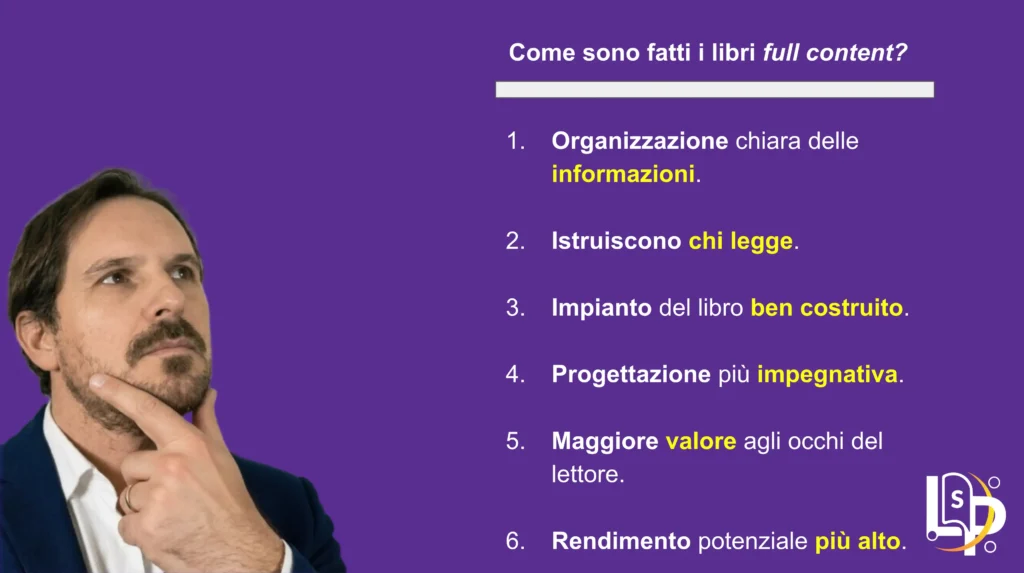 Le caratteristiche dei libri full content
