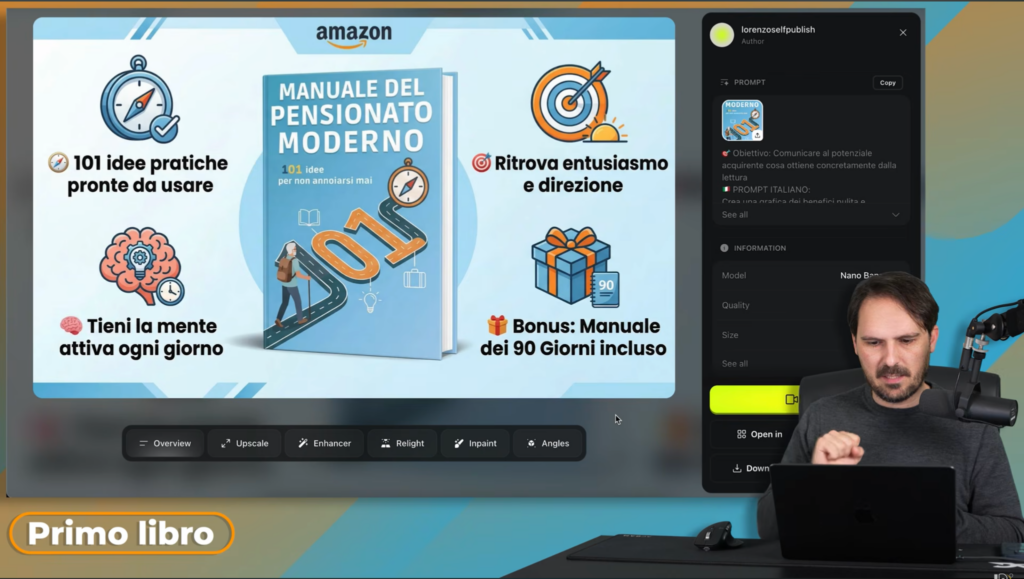 Contenuti A+ per Amazon KDP generati con l'AI