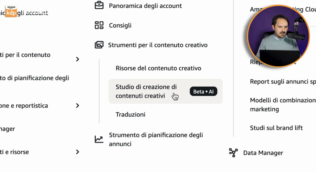 Studio di creazione di contenuti creativi