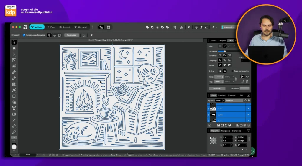 Disegni monocromatici da colorare