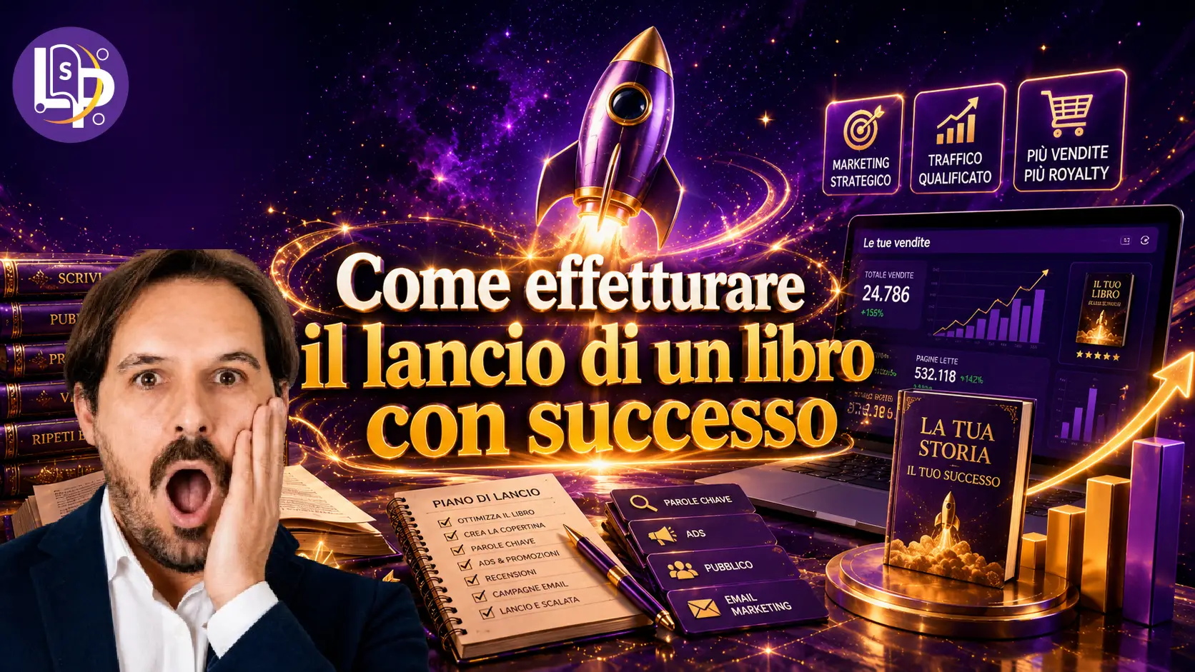 lancio di un libro
