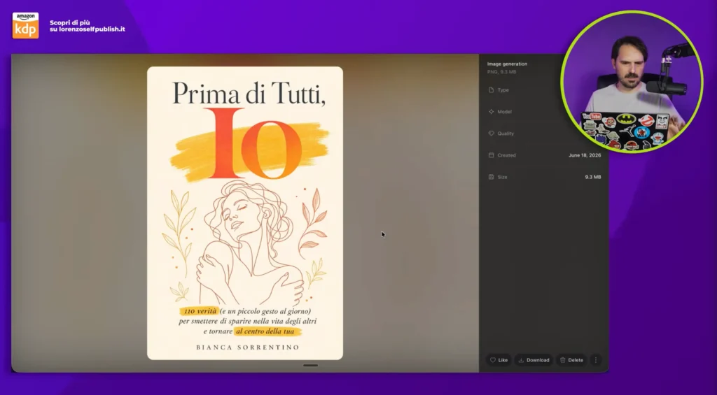 Come creare la copertina di un libro con l'AI
